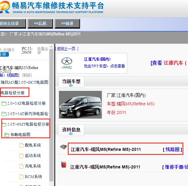 2011年江淮瑞风M5(Refine M5)全车电路图