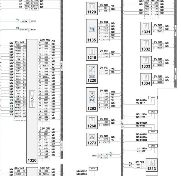 2014年标致NFP 发动机节气门电路图