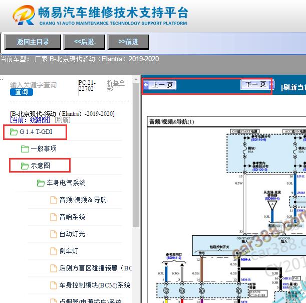 2019-2020年现代领动电路图