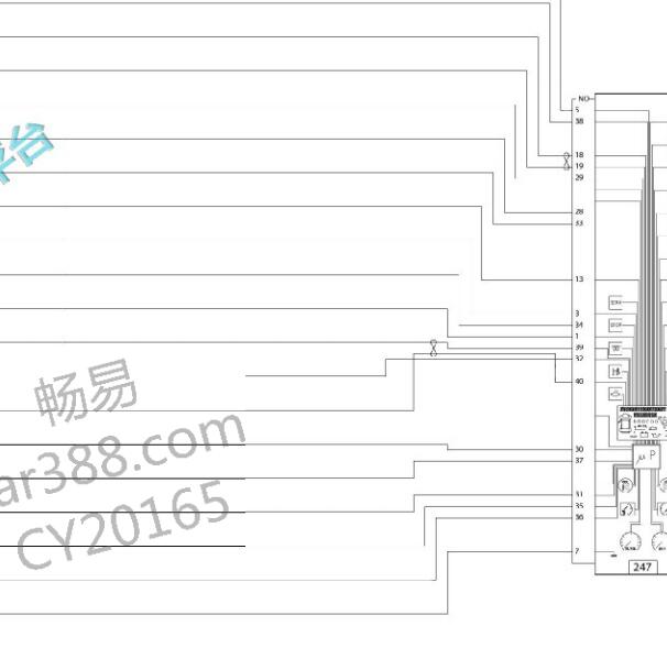 2016-2017年雷凌科雷傲仪表电路图