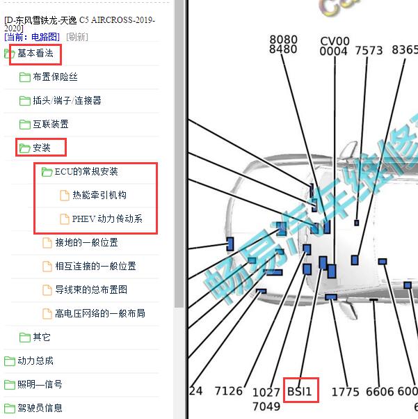 2020年东风雪铁龙天逸智能控制盒位置
