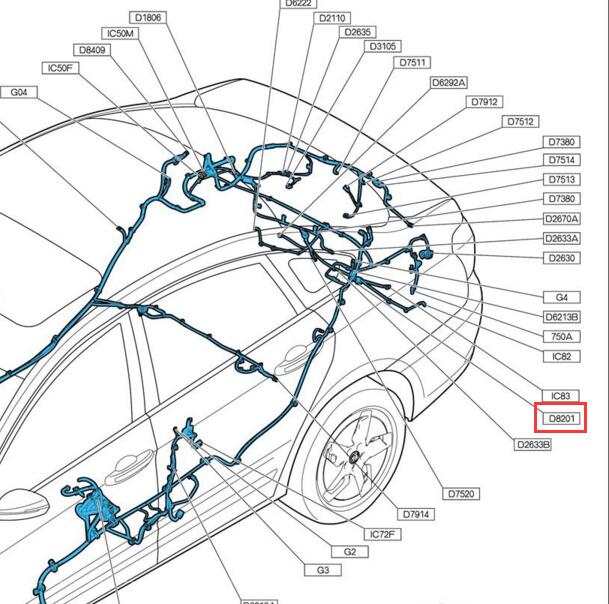 2022年东风风神E70 电子手刹模块位置