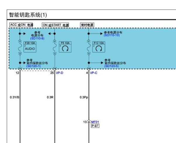 2012年起亚凯尊智能钥匙防盗和车身电路图