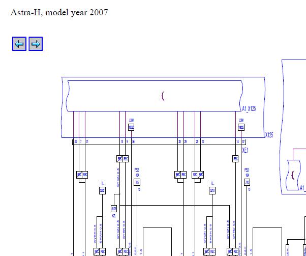 2007年欧宝雅特喇叭灯光电路图和保险盒位置