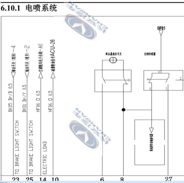 2017年长安CS35 JL478QEE发动机电路图