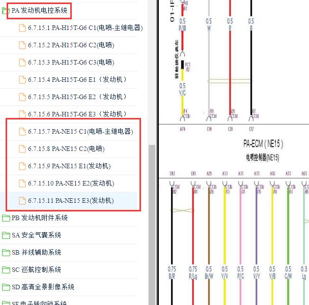 2020年长安CS35 Plus JL473ZQ2发动机电路图
