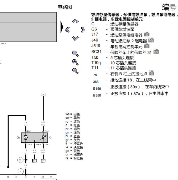 2007年大众速腾  BJZ发动机和网络电路图