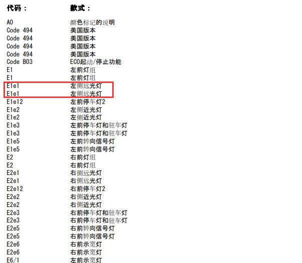 2008年奔驰GLK300远光灯电路图