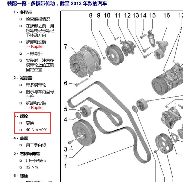 2012年奥迪A8发动机部分扭矩