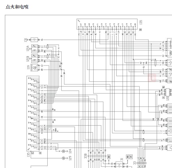 2006年菲亚特派朗发动机电路图.