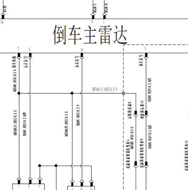 2022年长安欧尚Z6发动机及雷达电路图