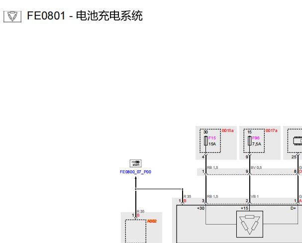 2008-2016年玛莎拉蒂GranTurismo启动电路图