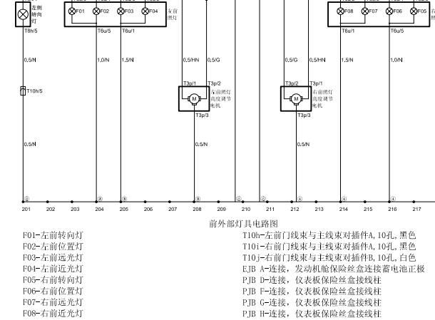 中华H230转向灯车窗和门锁电路图