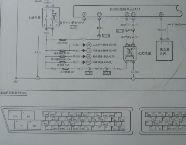 2009年奔腾B50发动机和变速箱电路图