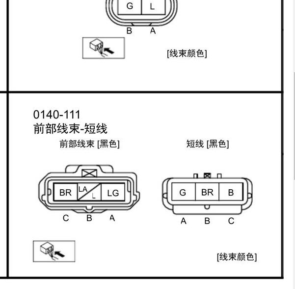 2020年马自达昂克赛拉0140-111针脚图
