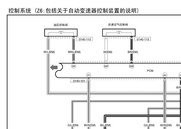 2009年马自达3 Z6发动机电路图