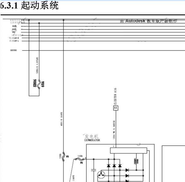 2016年长安CS75起动机电路图