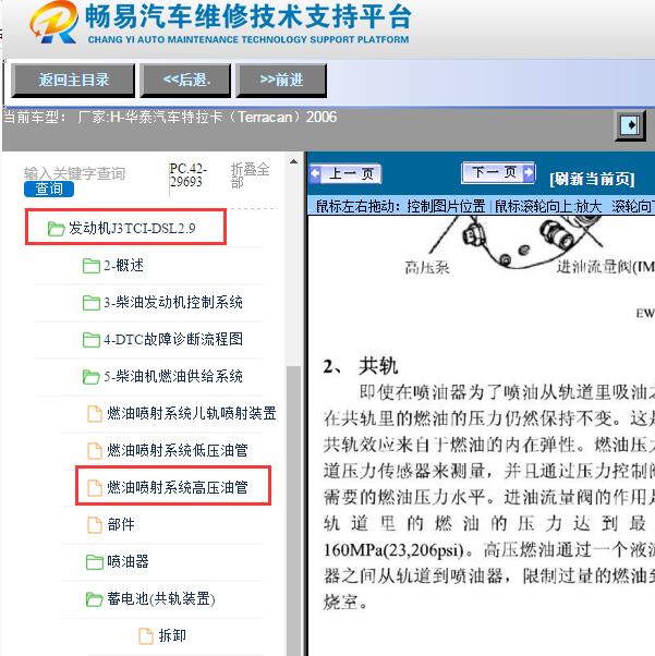 2006年华泰汽车-特拉卡（Terracan）高压共轨维修手册
