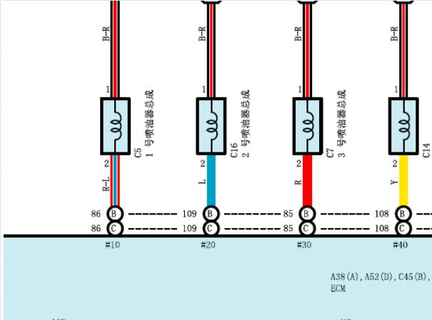 04年凌志GX470发动机油泵电路图