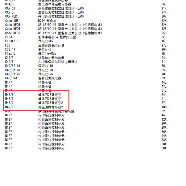 2020年奔驰S350 低温回路循环泵电路图.