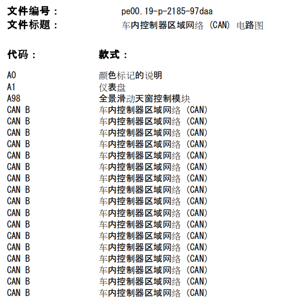 2014年奔驰E260L通讯网络电路图
