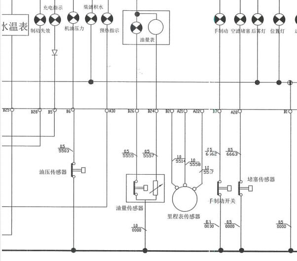 2016年依维柯得意里程表电路图