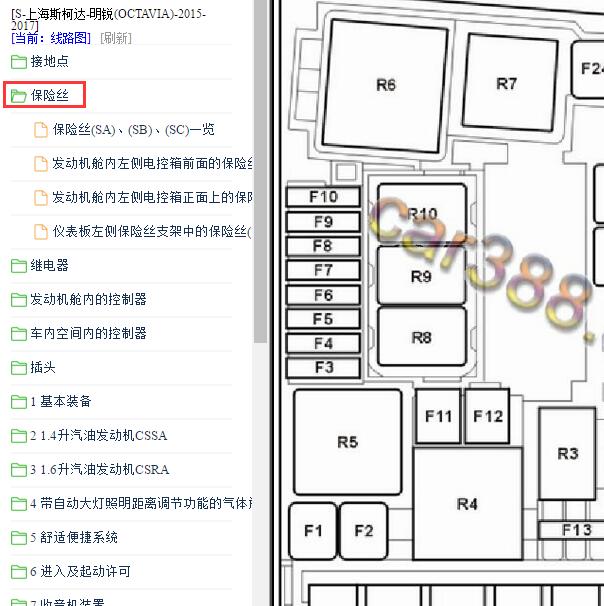 2015-2017年斯柯达明锐保险资料.