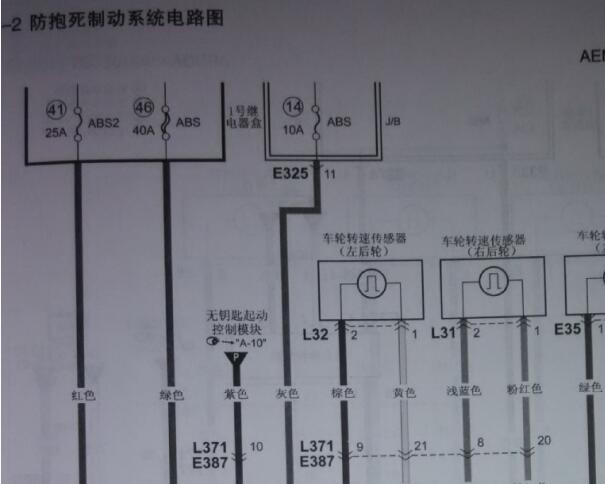 2014年铃木锋驭ABS电路图