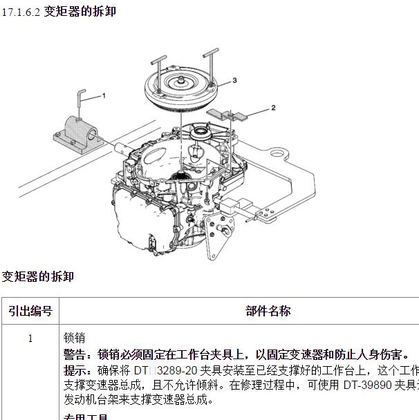 2011年雪佛兰爱唯欧变速箱维修手册