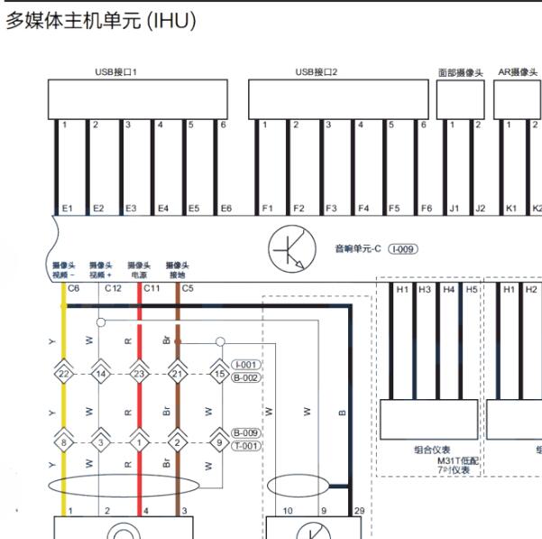2019年奇瑞星途TXL娱乐音响电路图