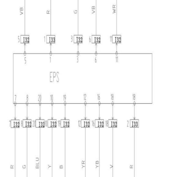 2013-2014年力帆630 转向电路图