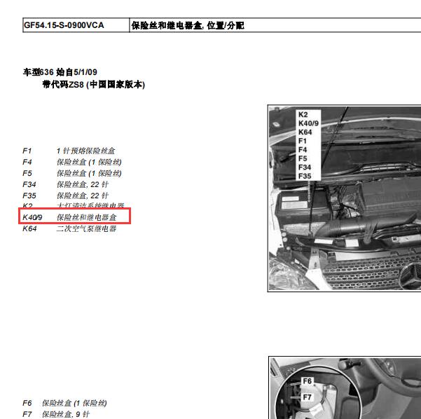 2012年奔驰威霆保险丝位置