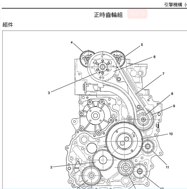 2018年五十铃铃拓4JJ1发动机正时
