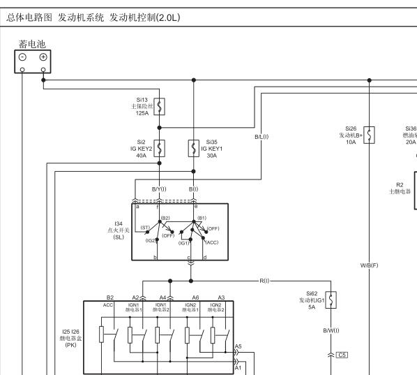 2015年奔腾X80奔腾X80发动机电路图和针脚