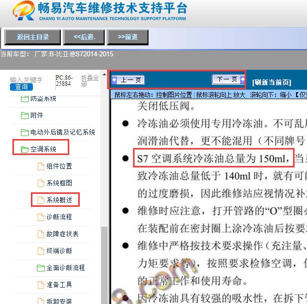 2015年比亚迪S7冷媒加注量