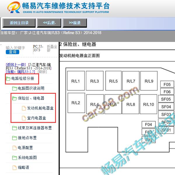 2018年江淮S3保险丝位置
