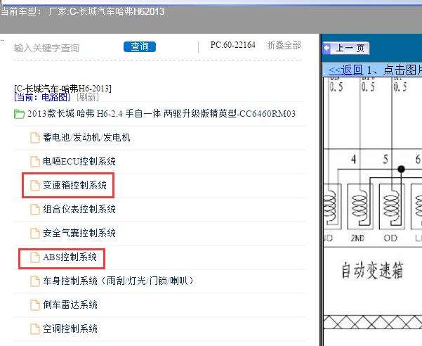 13年哈弗H6档位开关及刹车开关电路图