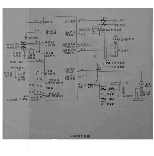 厦门金龙凯锐空调电路图
