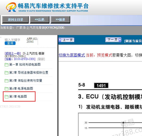 2006年双龙享御电路图