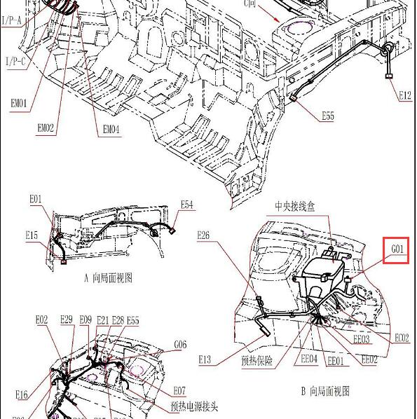 2013年江淮瑞鹰G01位置
