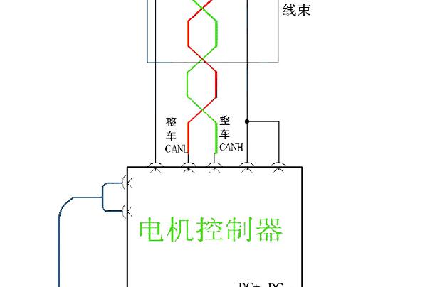 金龙开沃D11电机控制器相关电路图