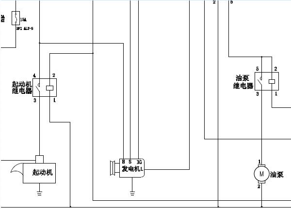 金杯阁瑞斯三线发电机电路图