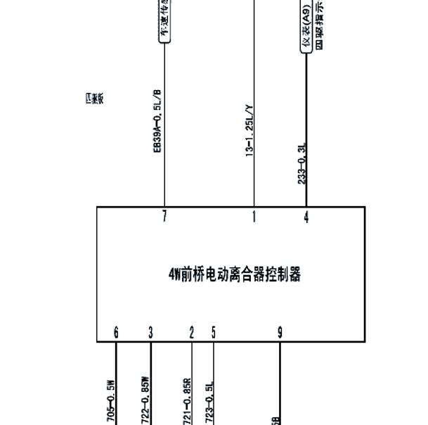 2018年五十铃达咖四驱维修手册及电路图