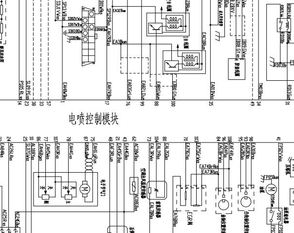 铃木昌河派喜发动机和防盗电路图