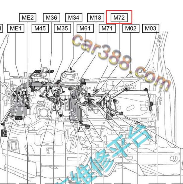 2014-2018年瑞风S3 M72插头资料