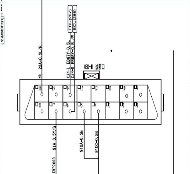 2018年庆铃达咖网络诊断通讯电路图