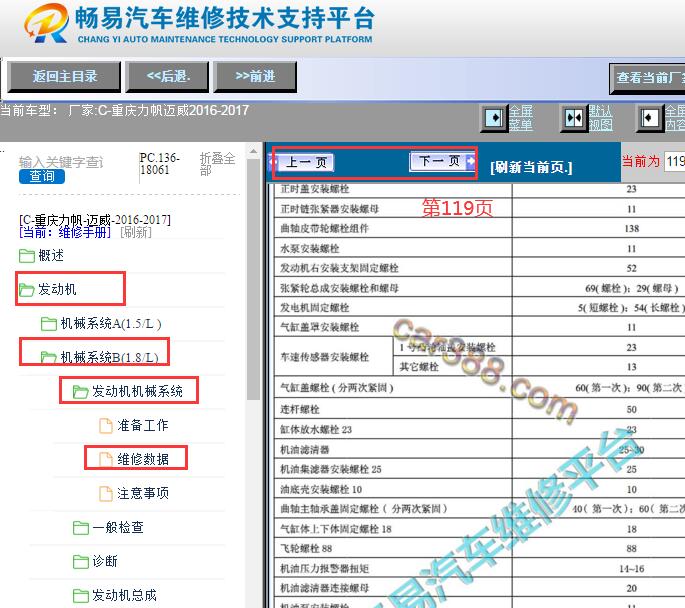 2016-2017年力帆迈威 LFB479Q发动机扭矩