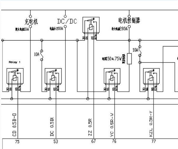 2018年开瑞优优EV充电机电路图