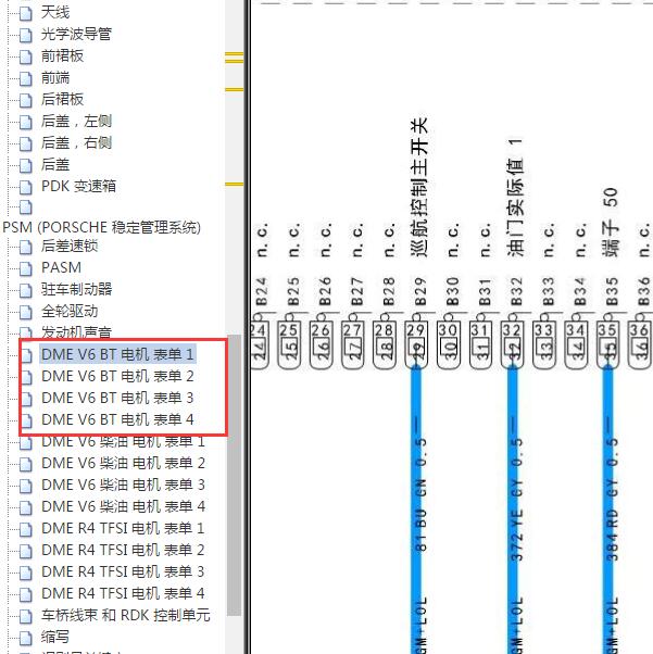 2018年保时捷Macan巡航电路图