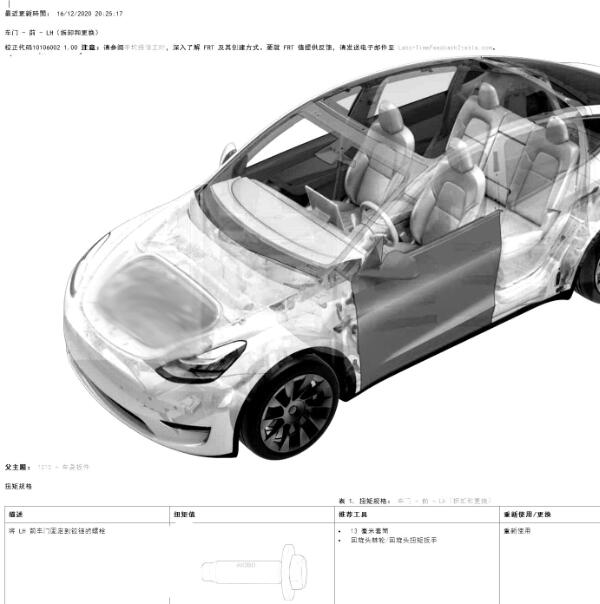 2022年特斯拉 Model Y 门槛与座椅拆装